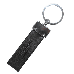 Leather Keychain 1 Black