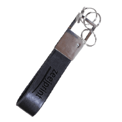 Leather Keychain 4 Black