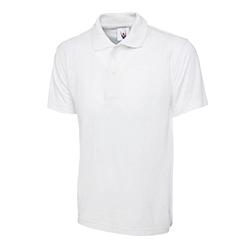 Polo Shirt White Large