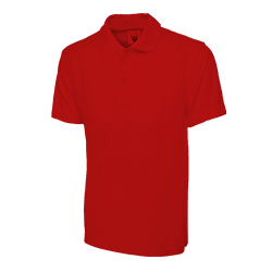 Polo Shirt Red Large