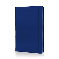 Notebook Blue With Elastic Band/88 Sheet Ivory Paper