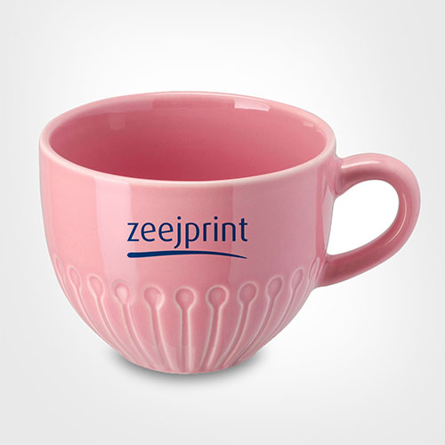 Strimmig Mug - Stoneware Pink