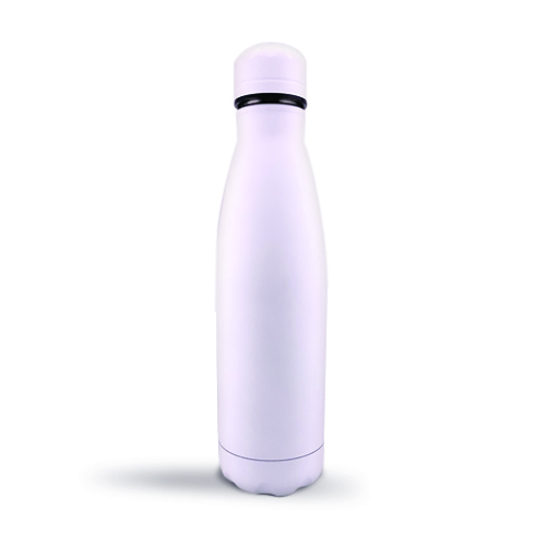 Stainless Steel Vacuum Sport Water Bottle 500ml White RCB-07