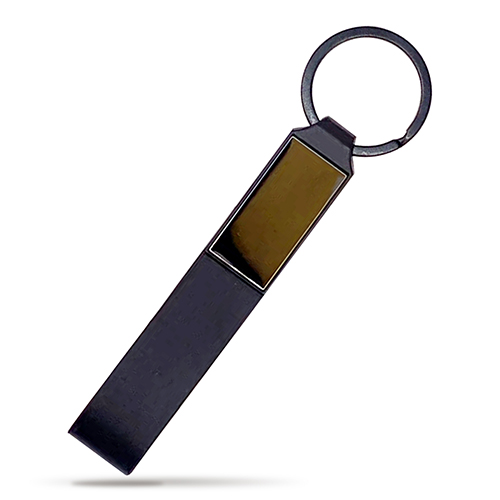 Leather Keychain MG-003 Black