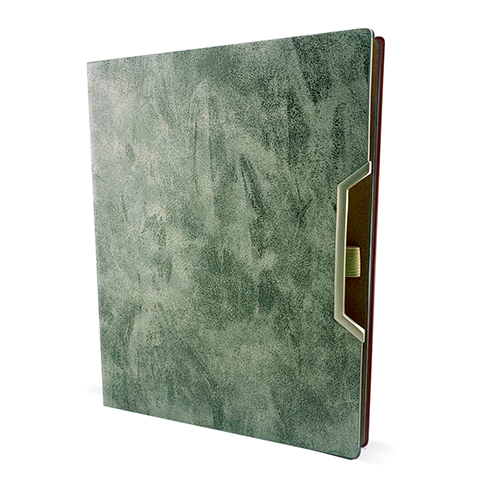 Notebook DG98 A5 PU Cover /100 Sheet Ivory Paper Jungle Green