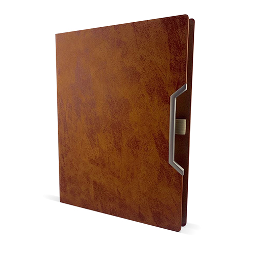 Notebook DG98 A5 PU Cover /100 Sheet Ivory Paper Marble Brown