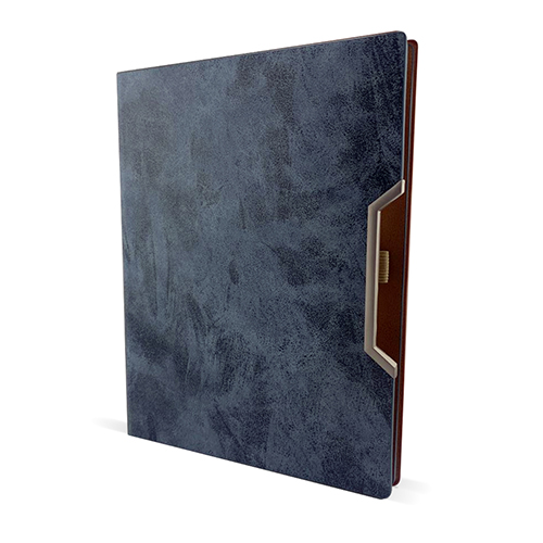 Notebook DG98 A5 PU Cover /100 Sheet Ivory Paper Marble Grey