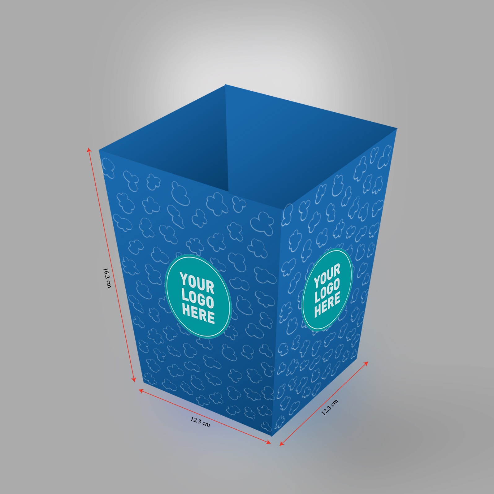 Popcorn Box H16.2 X W 12.3 Cm