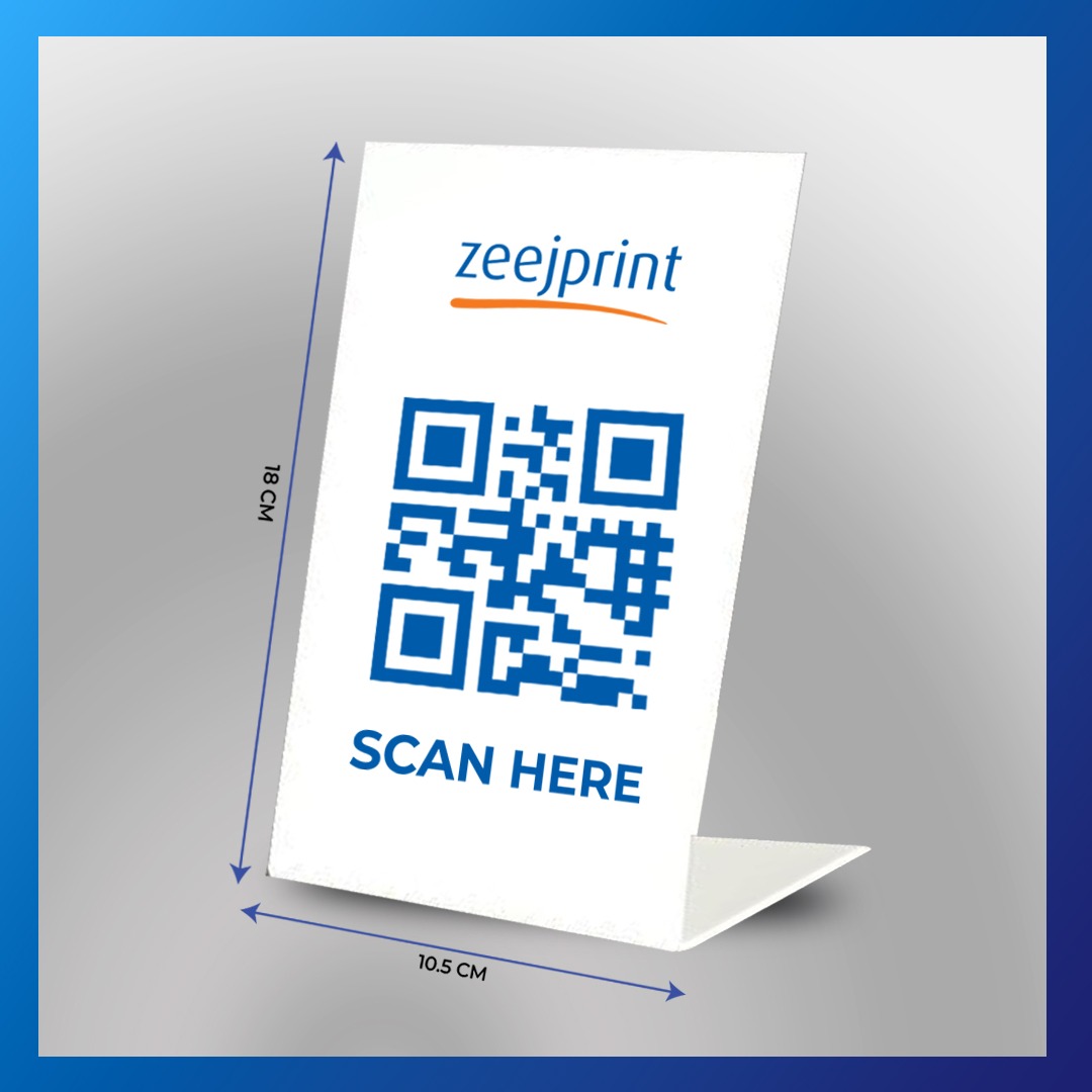 Acrylic QR Code Display Stand--