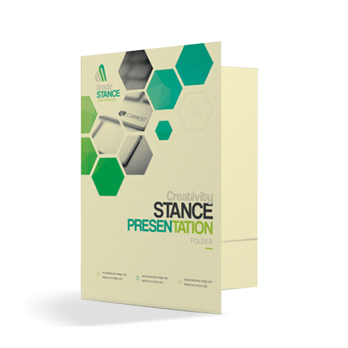 Folders Premium Material with Non-Print Pockets - Digital