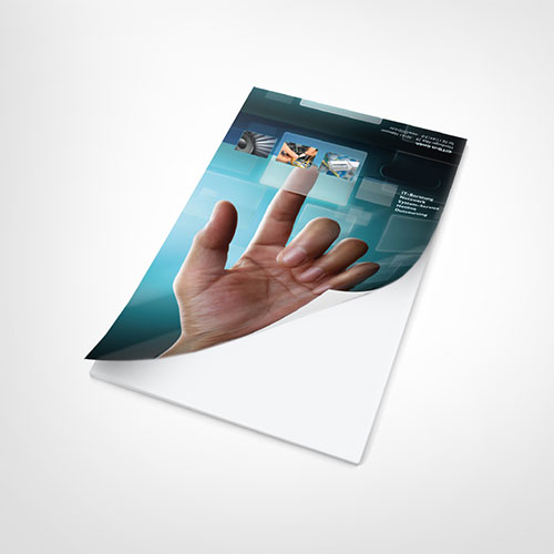 Notepad Plain Pages with Printed Cover - Digital