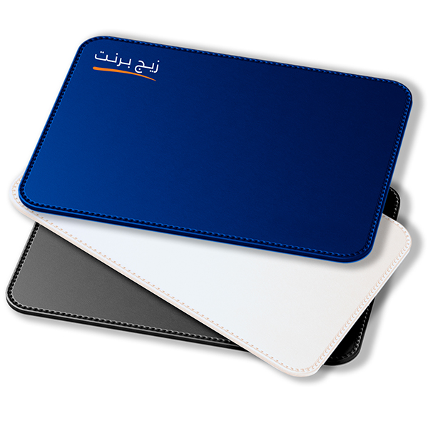 Square Personalized Fine Leather Mouse Pad--