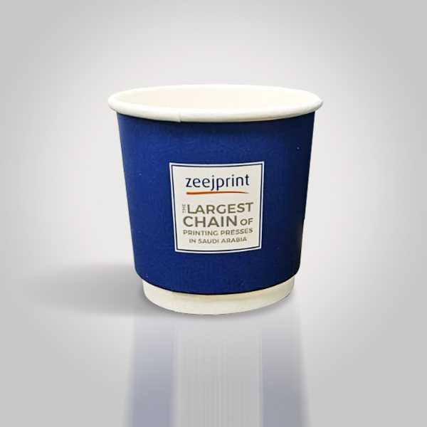 4oz Custom Printed Double Wall Insulated Paper Cup Without Lid